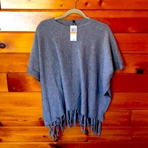 NWT Button Side Poncho